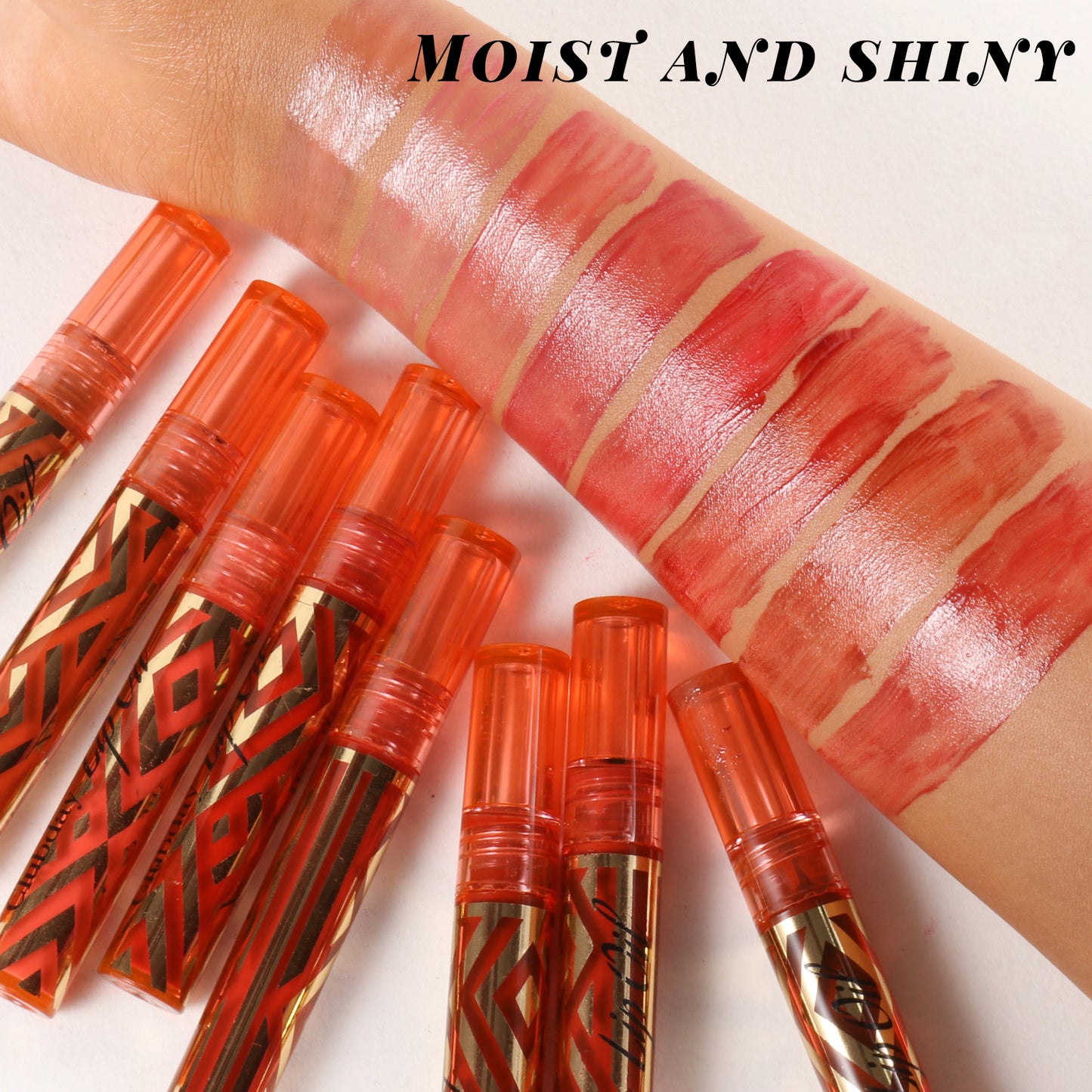 Clubday Beauty Natural Lasting Water Gloss Lip Glaze Hydrating Moisturizing Explosive Mirror Moisturizing Lip Gloss