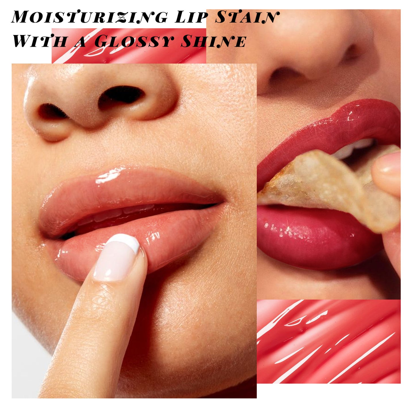 Clubday Beauty Natural Lasting Water Gloss Lip Glaze Hydrating Moisturizing Explosive Mirror Moisturizing Lip Gloss