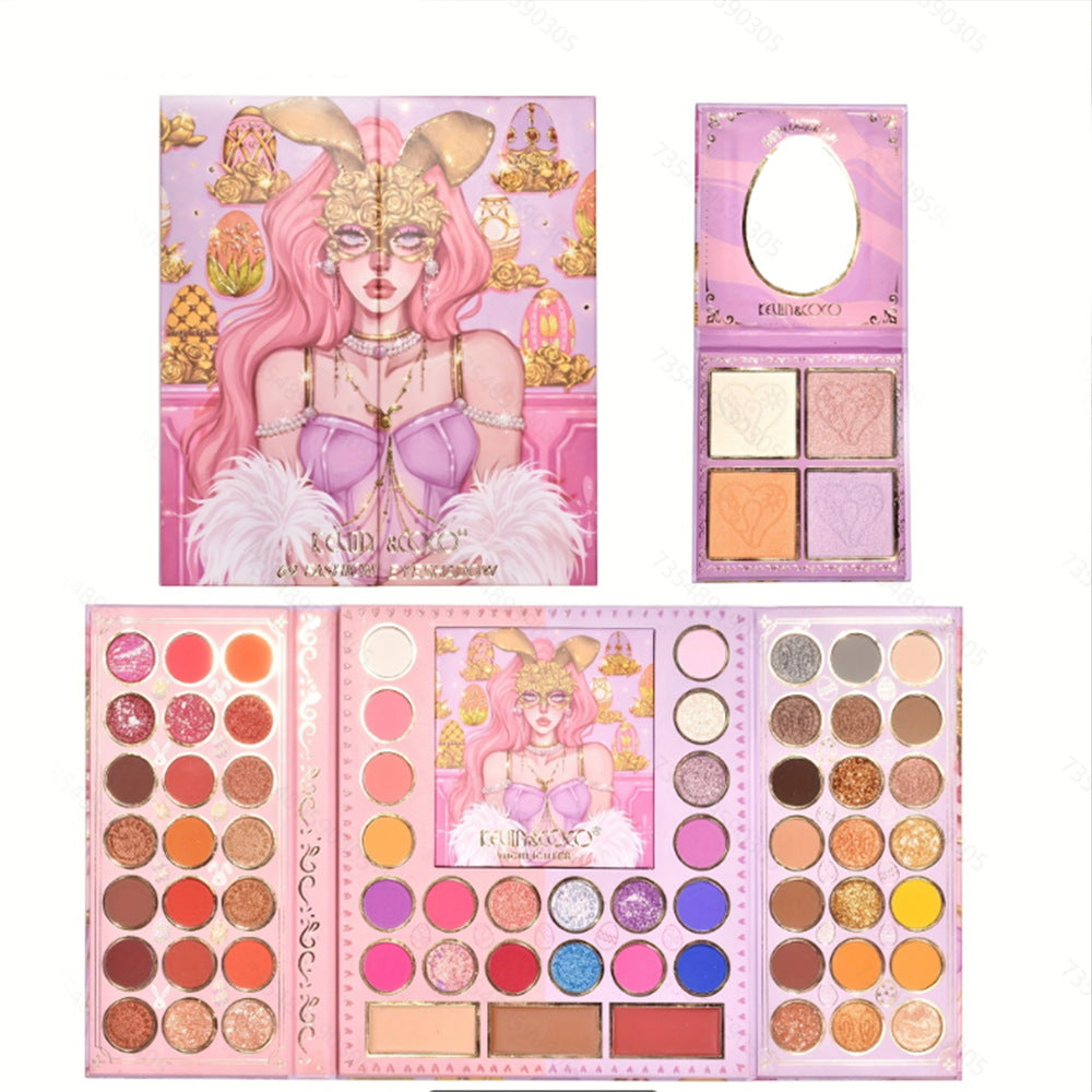 KEVIN & COCO pair of origami book eyeshadow disc kevin & coco matte pearl makeup earth color makeup