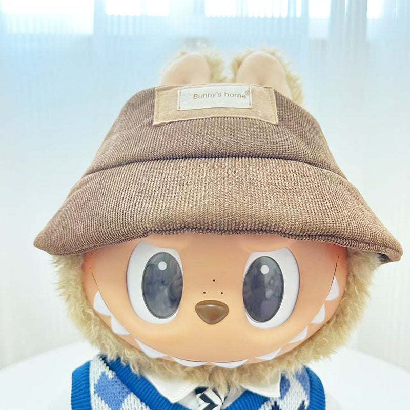 38Cm Labubu doll clothes Hamburger tote bag Yeti set Labubu doll replacement baby clothes cute