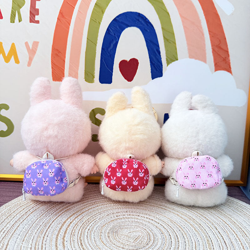 One, two and three generations of Rab cloth bag accessories 17cm blind box labubu pendant messenger bag kettle bag accessories