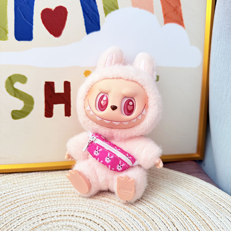 One, two and three generations of Rab cloth bag accessories 17cm blind box labubu pendant camera kettle bag accessories cute