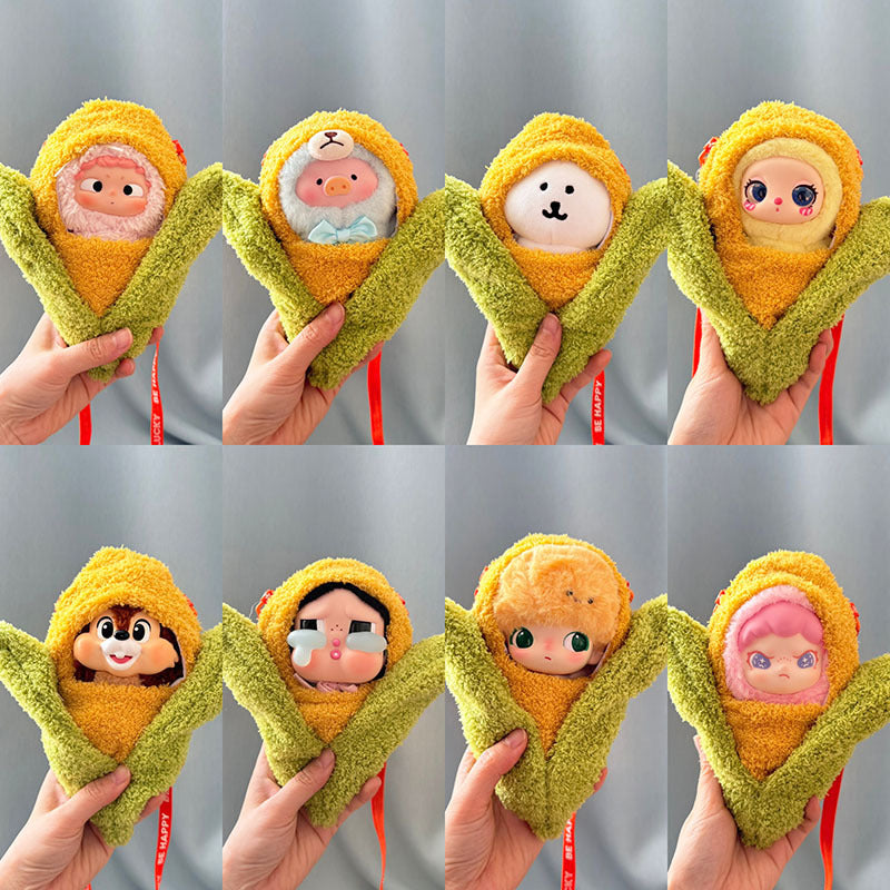 Baby clothes 17cm pendant blind box Labubu clothes Labubu doll for corn potted plant takeout bag cute and cute