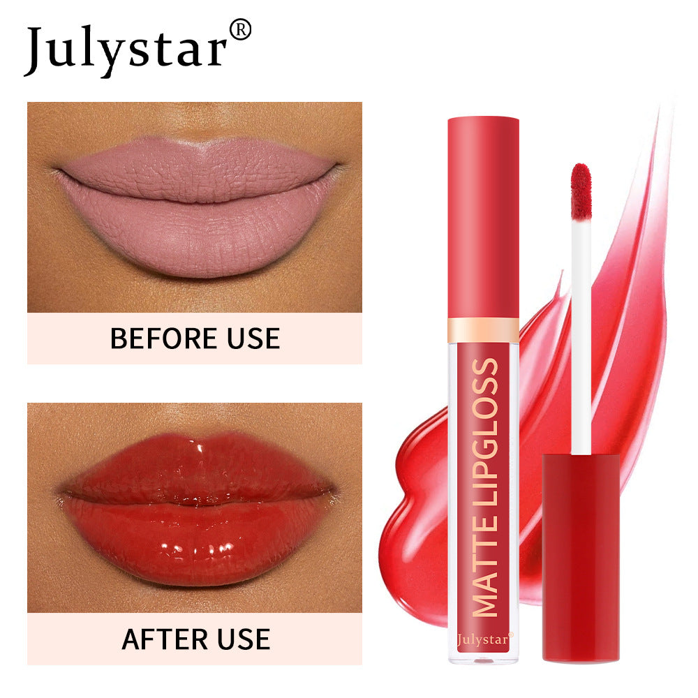 European and American makeup water gloss lip glaze mirror lip gloss liquid natural long-lasting moisturizing non-decolorizing lip gloss