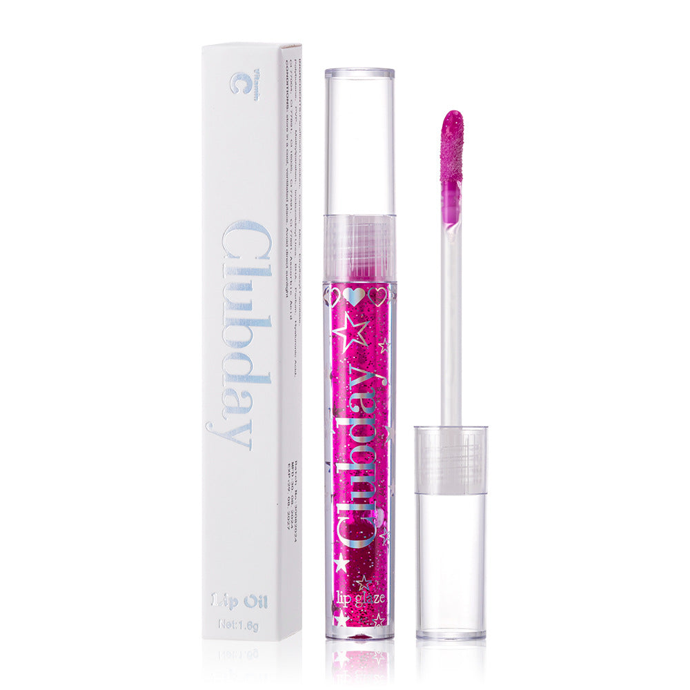 Clubday Lip Moisturizing Moisturizing Shiny Lip oil Hydrating Mirror Hydrating Sparkle Lip Glaze Lip Oil