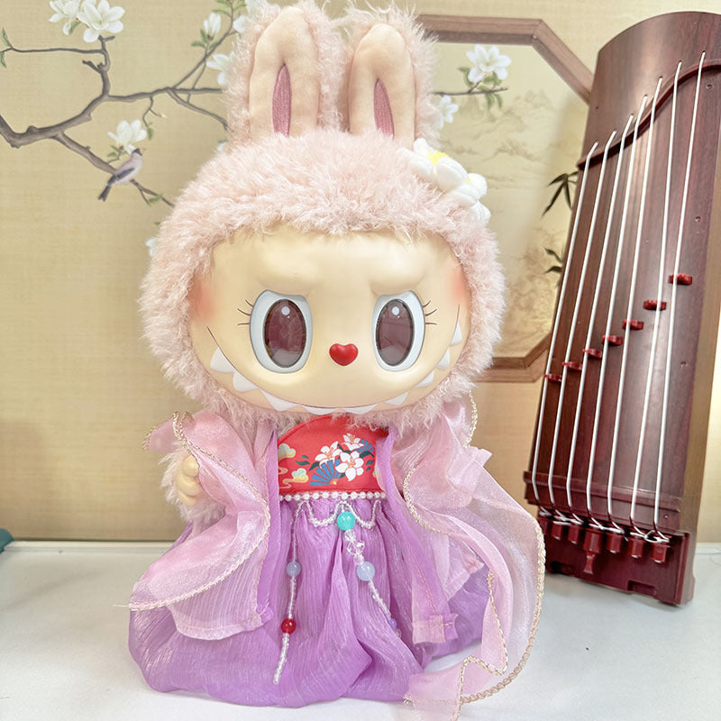 38Cm Labubu Vinyl Plush Doll Clothes Labubu Time to Chill Doll Clothes