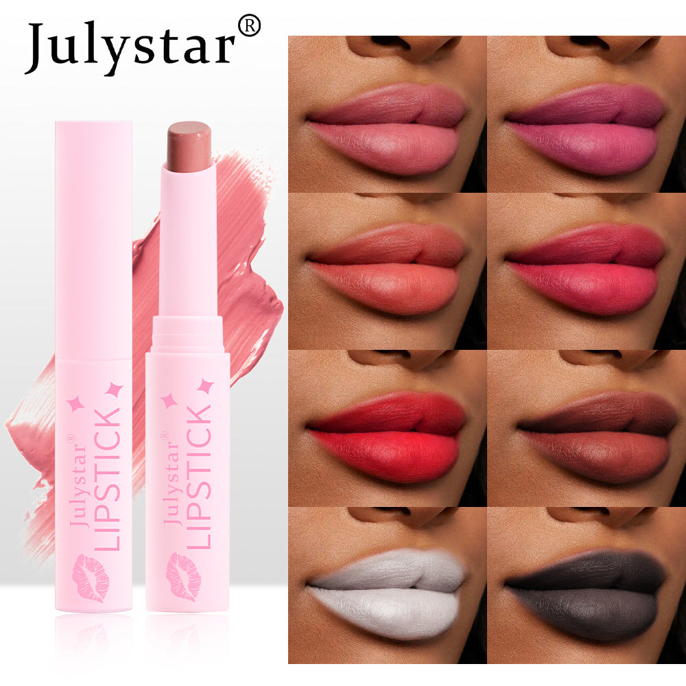Halloween matte velvet lipstick cross-border beauty does not fade and does not stick to the cup, natural and long-lasting moisturizing black lipstick