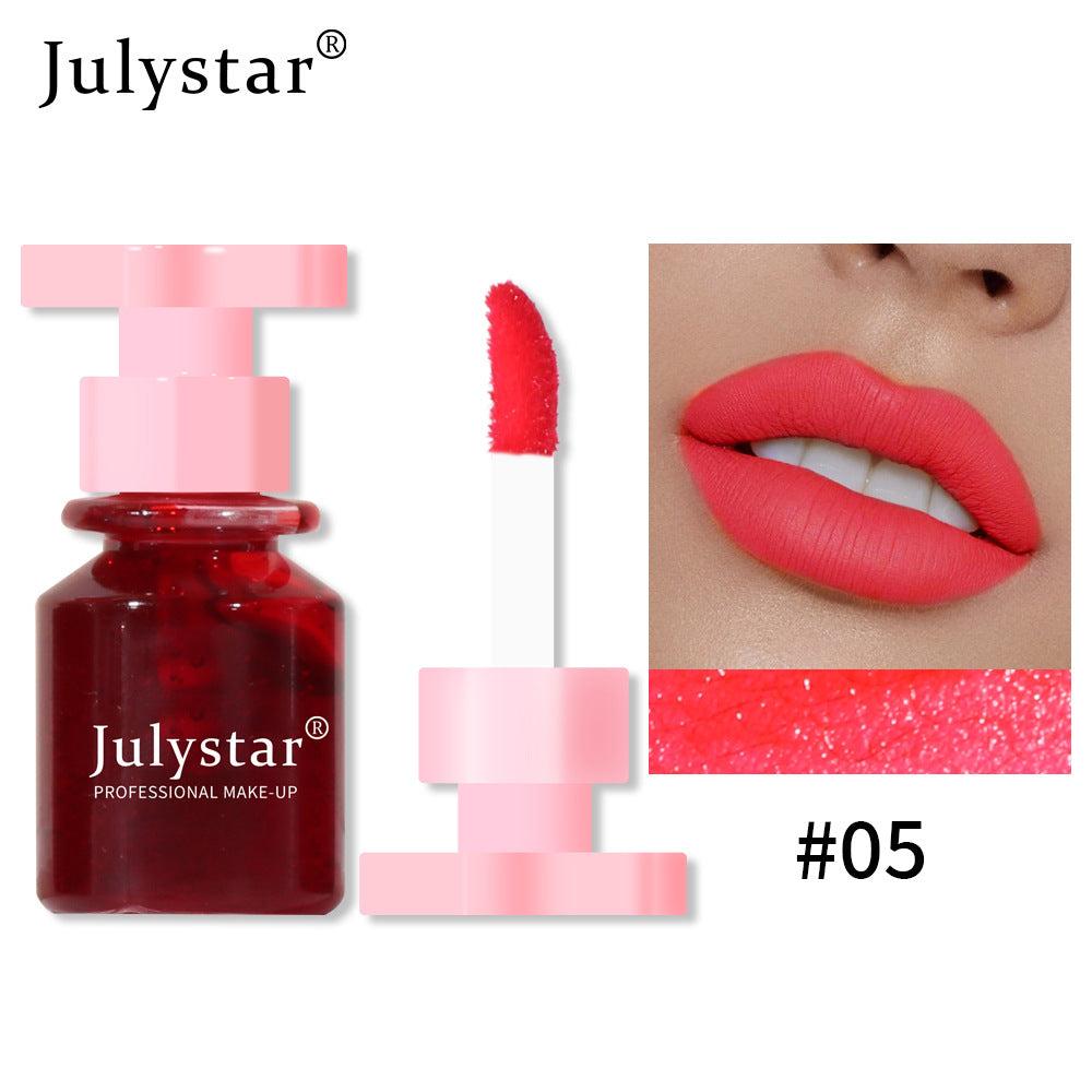 6-Color moisturizing lip glaze lasting non-fading, dye lip liquid cross-border makeup non-stick cup lip gloss matte lipstick water