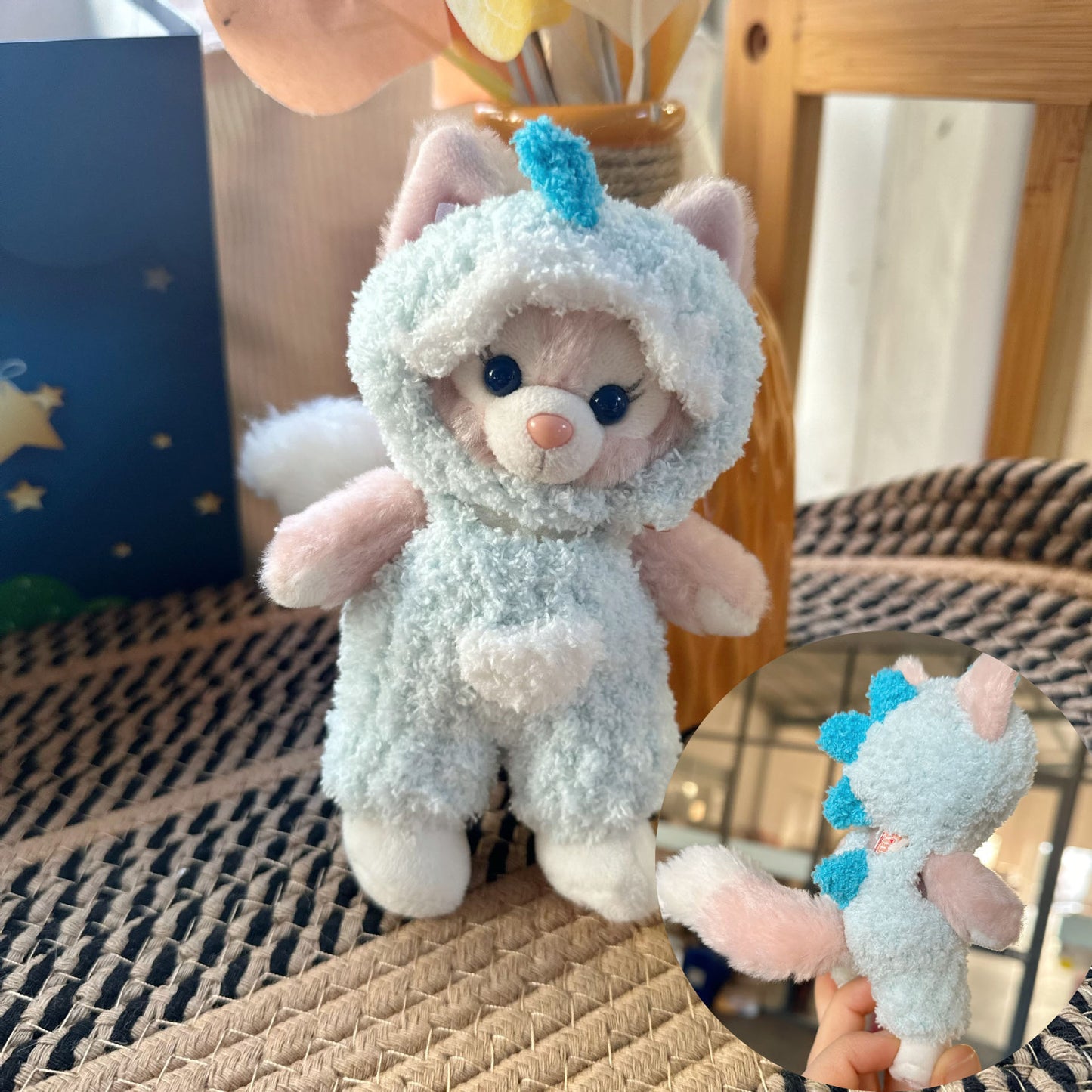 15Cm blind box Labubu handmade little dinosaur onesie little snowman labubu pendant Christmas outfit cute