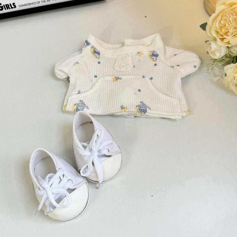 38Cm Labubu Plush Doll Dress For Labubu Doll Dress Waffle Sweater Set