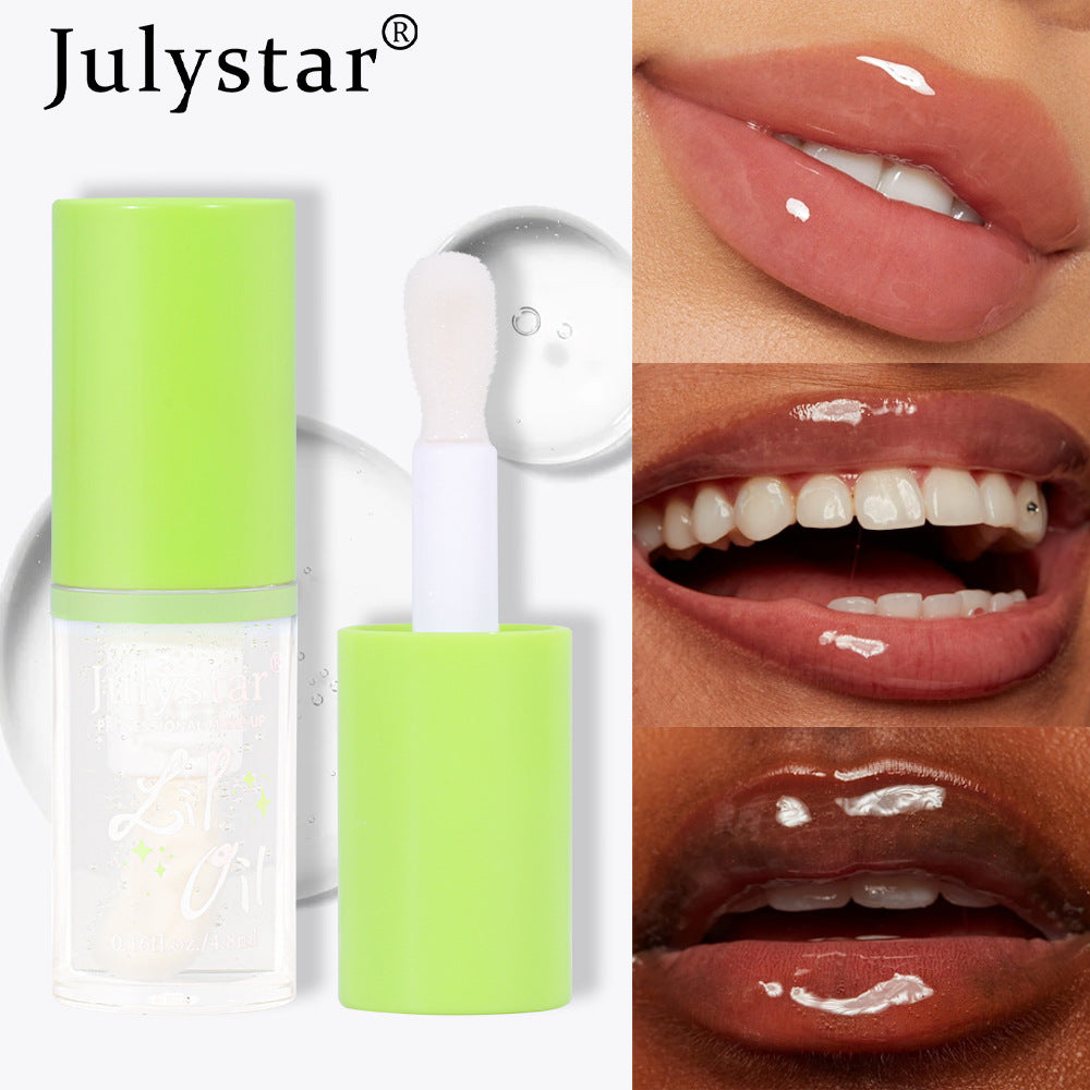Beauty Lasting Moisturizing Transparent Water Light Lip Oil Moisturizing Dudu Lip Fruit Flavor Mirror Lip Gloss