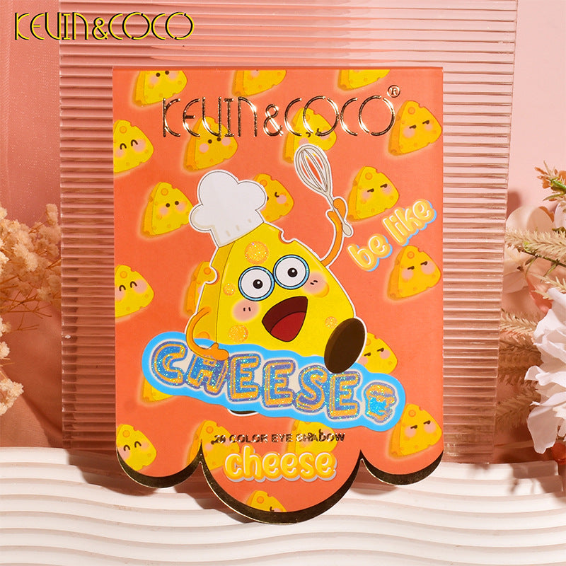 KEVIN & COCO 20 Color Cheese Cheese Eyeshadow Disc Matte Pearlescent Earth Color For Beginners