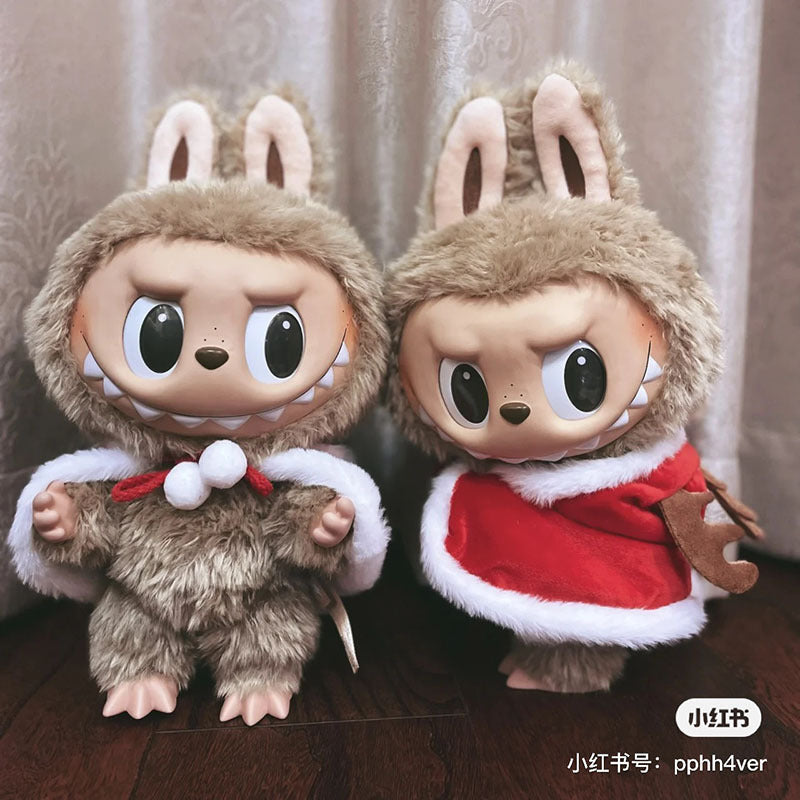 38Cm Labubu Vinyl Plush Doll Labubu Time to Chill Doll Dinosaur onesie