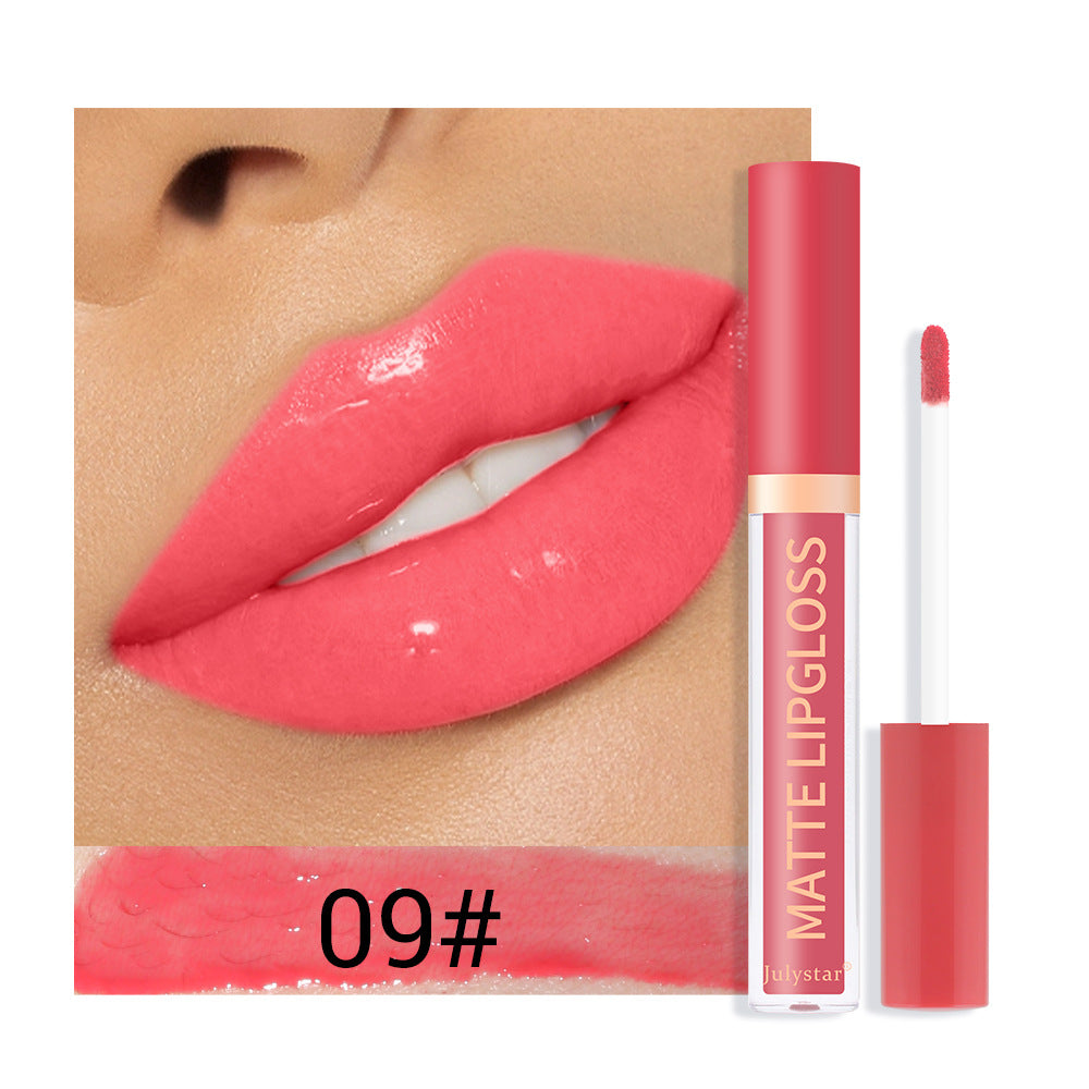 European and American makeup water gloss lip glaze mirror lip gloss liquid natural long-lasting moisturizing non-decolorizing lip gloss