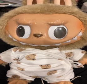 38Cm Labubu Vinyl Plush Doll Labubu Time to Chill Doll Dinosaur onesie