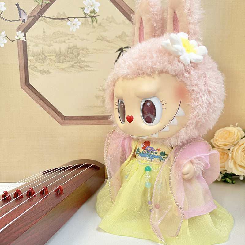 38Cm Labubu plush doll clothes for Labubu doll clothes MOKOKO sweetheart antique hanfu
