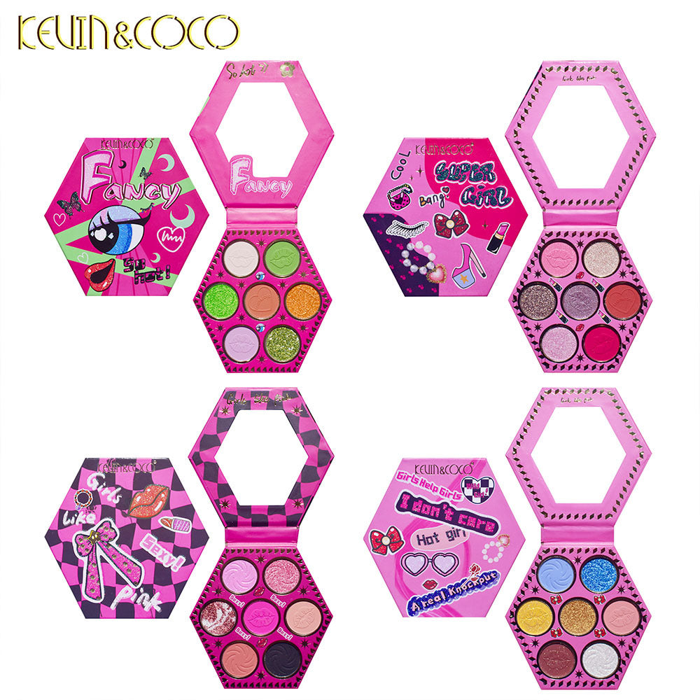 KEVIN & COCO 32-color bow, eyeshadow beads matte, inner pocket dead plate