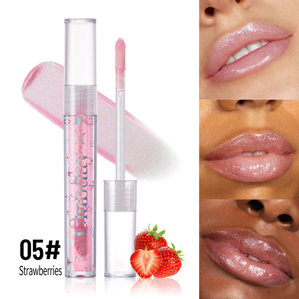 Clubday Lip Moisturizing Moisturizing Shiny Lip oil Hydrating Mirror Hydrating Sparkle Lip Glaze Lip Oil
