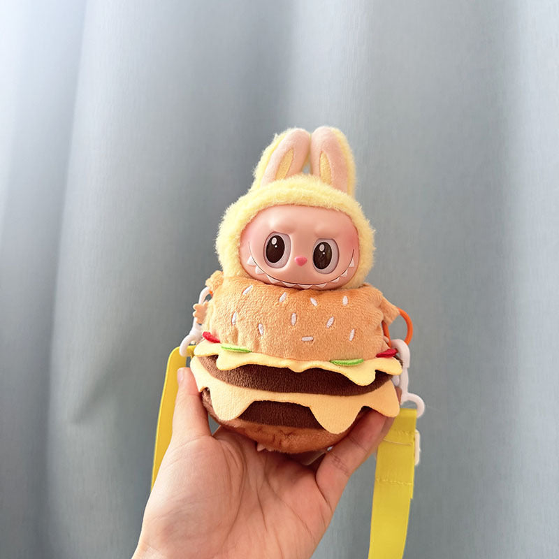 Baby clothes 17cm pendant blind box Labubu clothes Labubu doll for corn potted plant takeout bag cute and cute