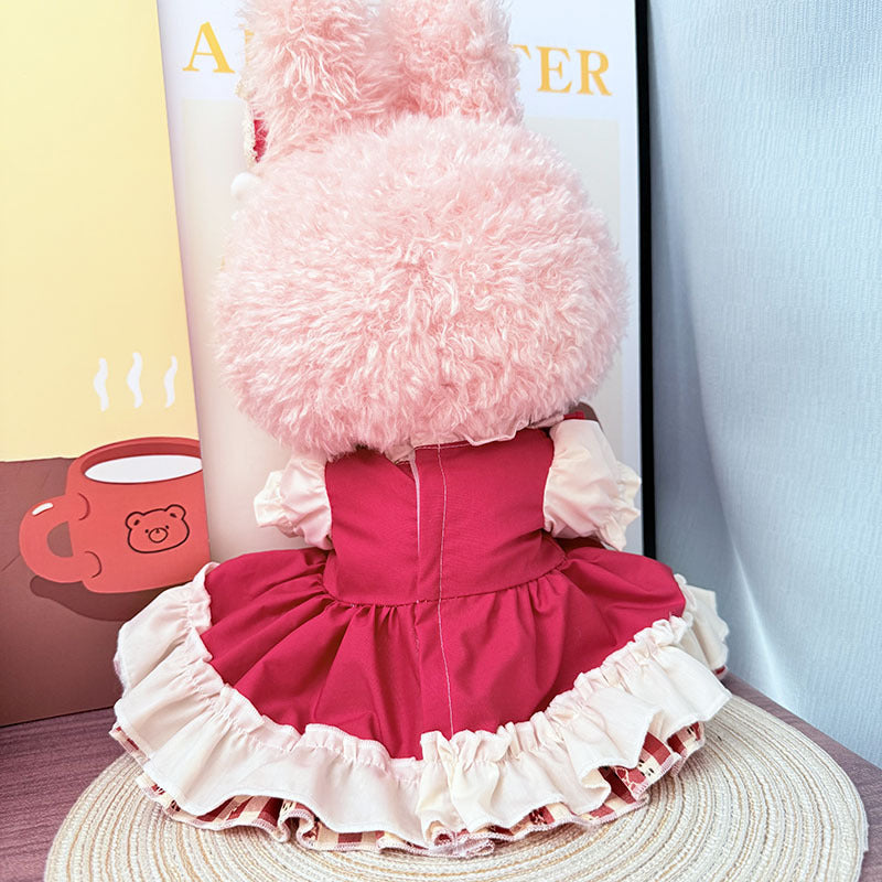 38Cm Labubu vinyl plush doll clothes for Labubu doll clothes Rita princess dress suit women