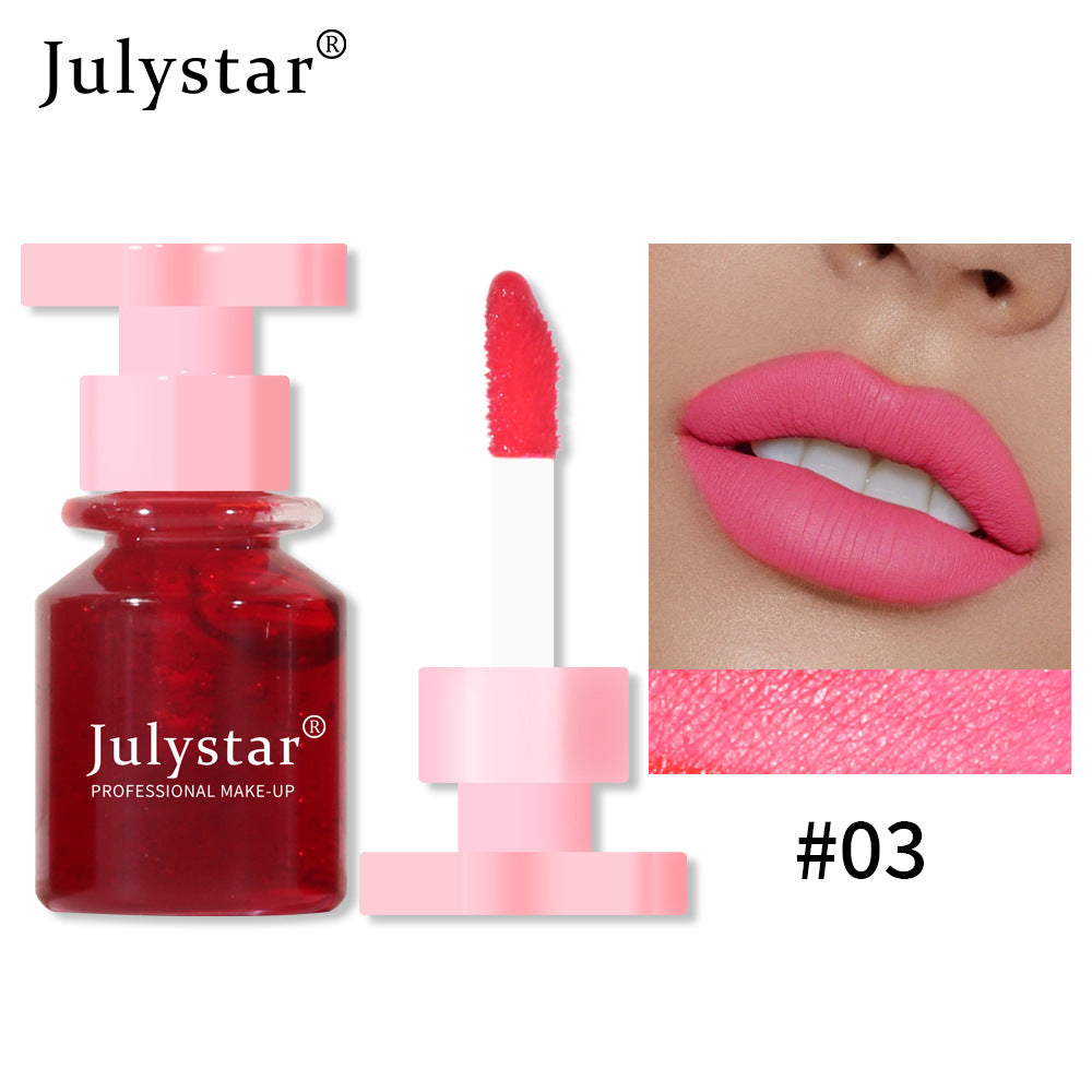6-Color moisturizing lip glaze lasting non-fading, dye lip liquid cross-border makeup non-stick cup lip gloss matte lipstick water