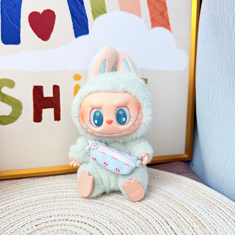 One, two and three generations of Rab cloth bag accessories 17cm blind box labubu pendant messenger bag kettle bag accessories