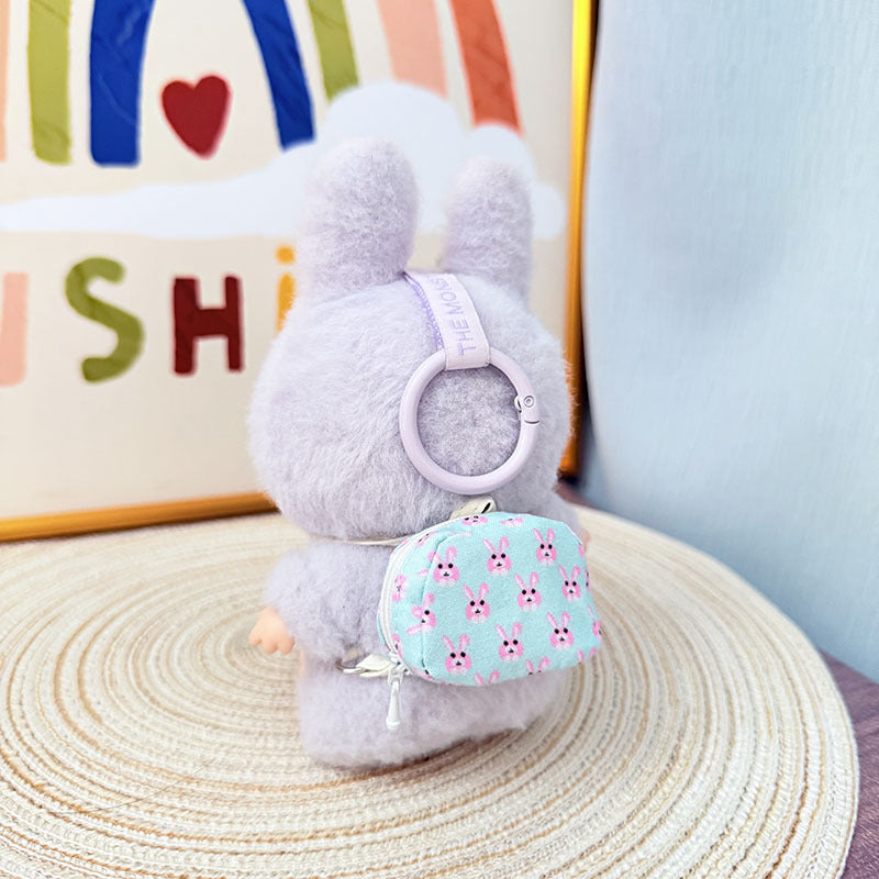 One, two and three generations of Rab cloth bag accessories 17cm blind box labubu pendant camera kettle bag accessories cute