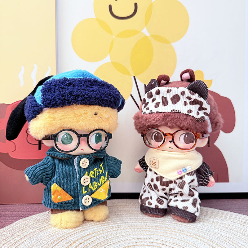 POP MART plush pendant DIMOO vinyl clothes Brutova clothes literary blue wind cocoa ranch set