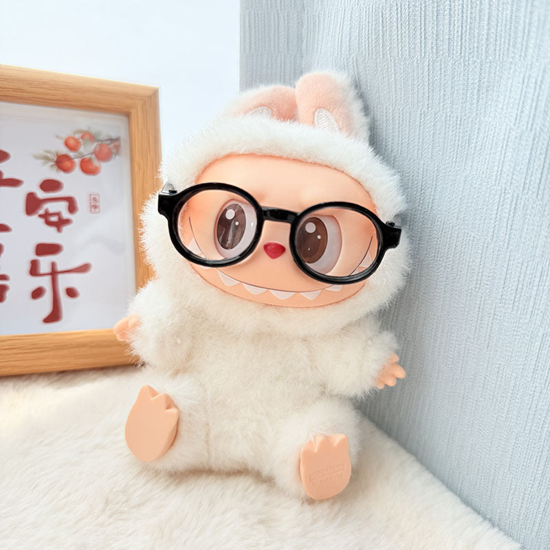 17Cm Labubuwa clothes LABUBU blind box sitting party one two three generations cute sweetheart Sugra dress cute