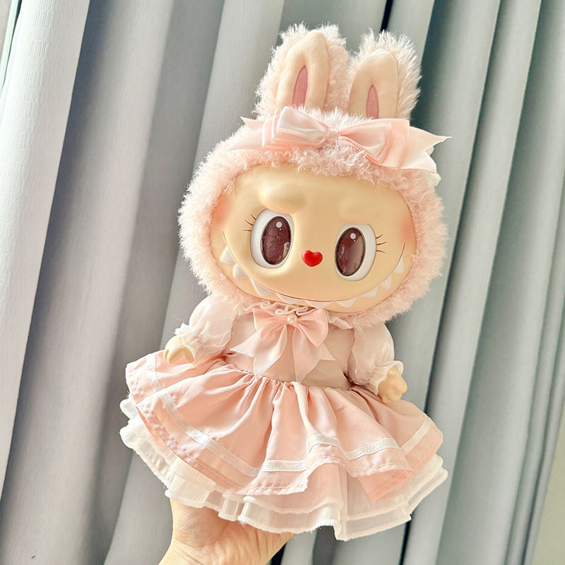 38Cm Labubu Vinyl Plush Doll Clothes Labubu Time to Chill Doll Clothes