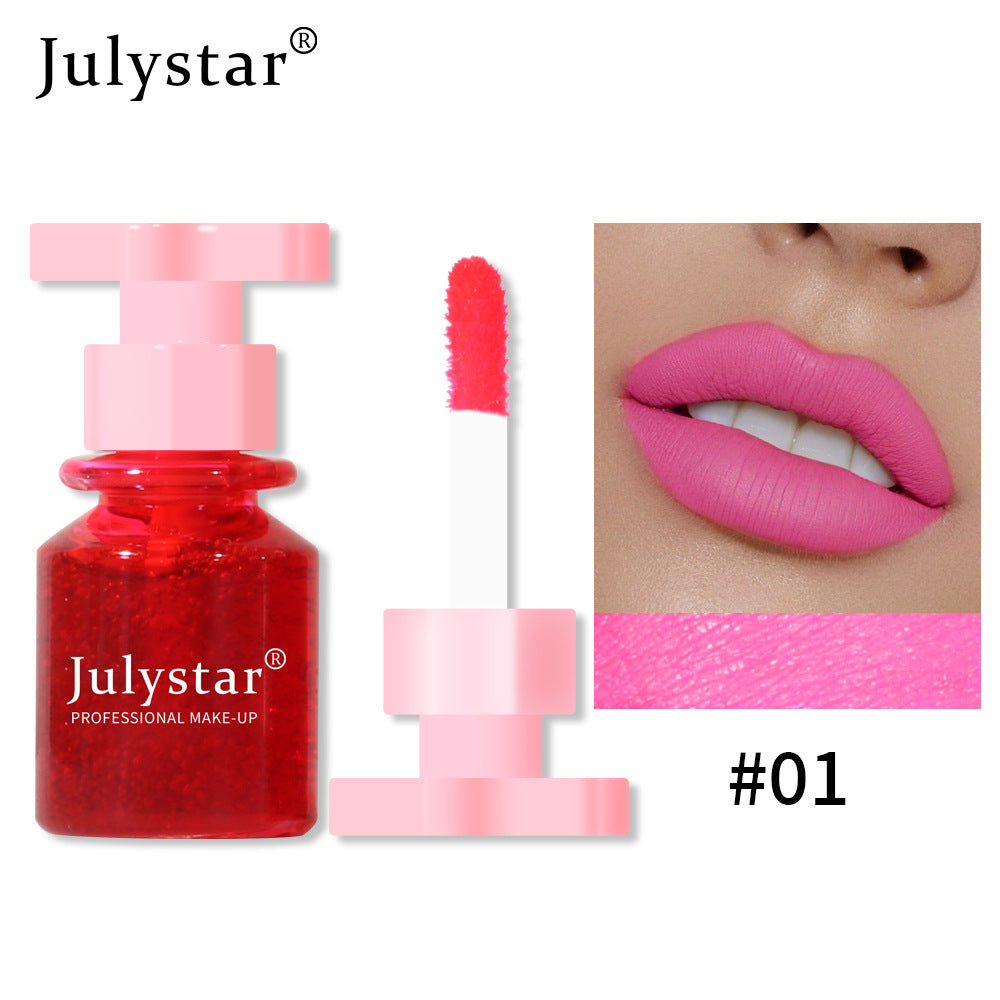 6-Color moisturizing lip glaze lasting non-fading, dye lip liquid cross-border makeup non-stick cup lip gloss matte lipstick water
