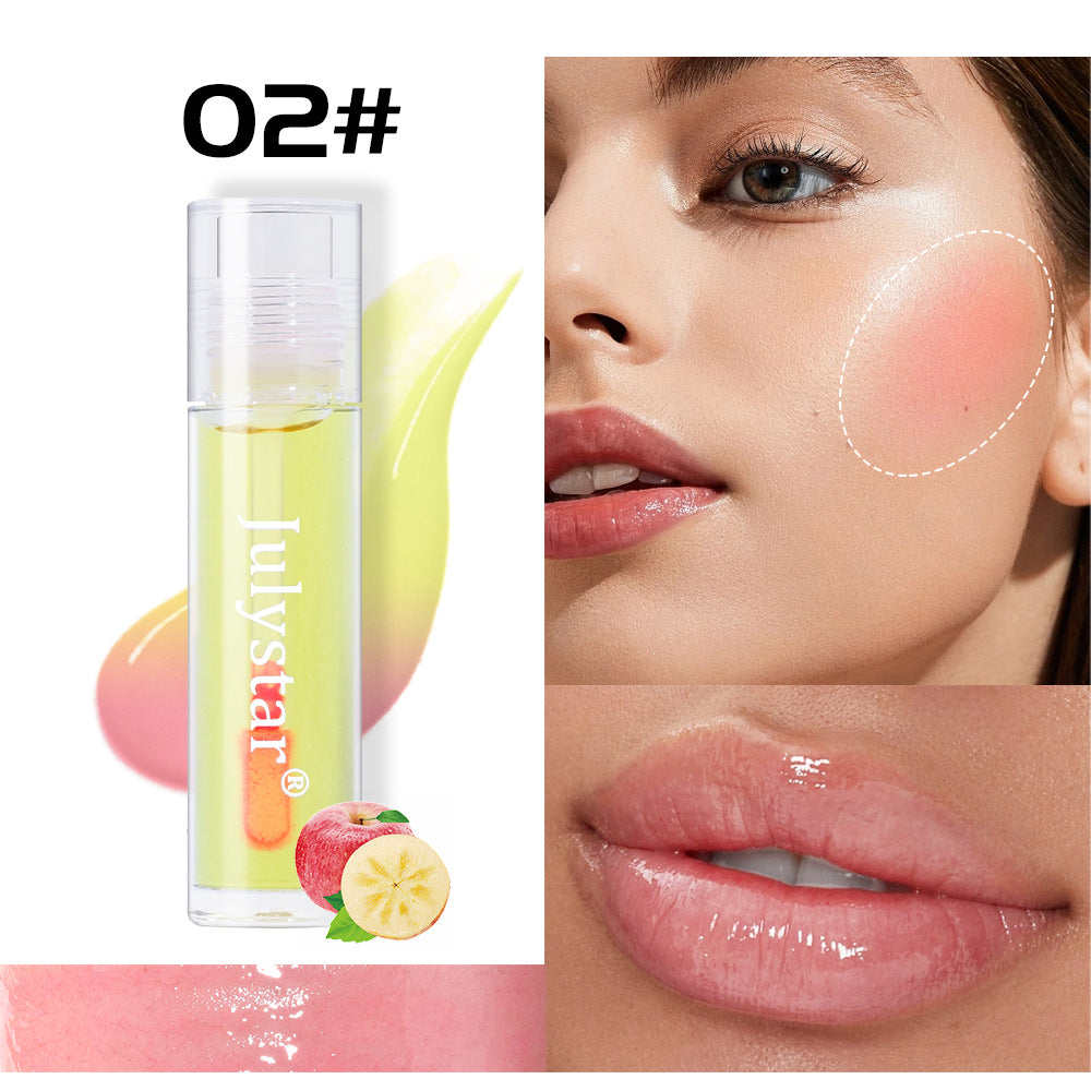 Liquid Temperature Blush Explosive Blush Liquid Natural Hydrating Lips and Cheeks Dual Purpose Color Changing Blush Blush oil