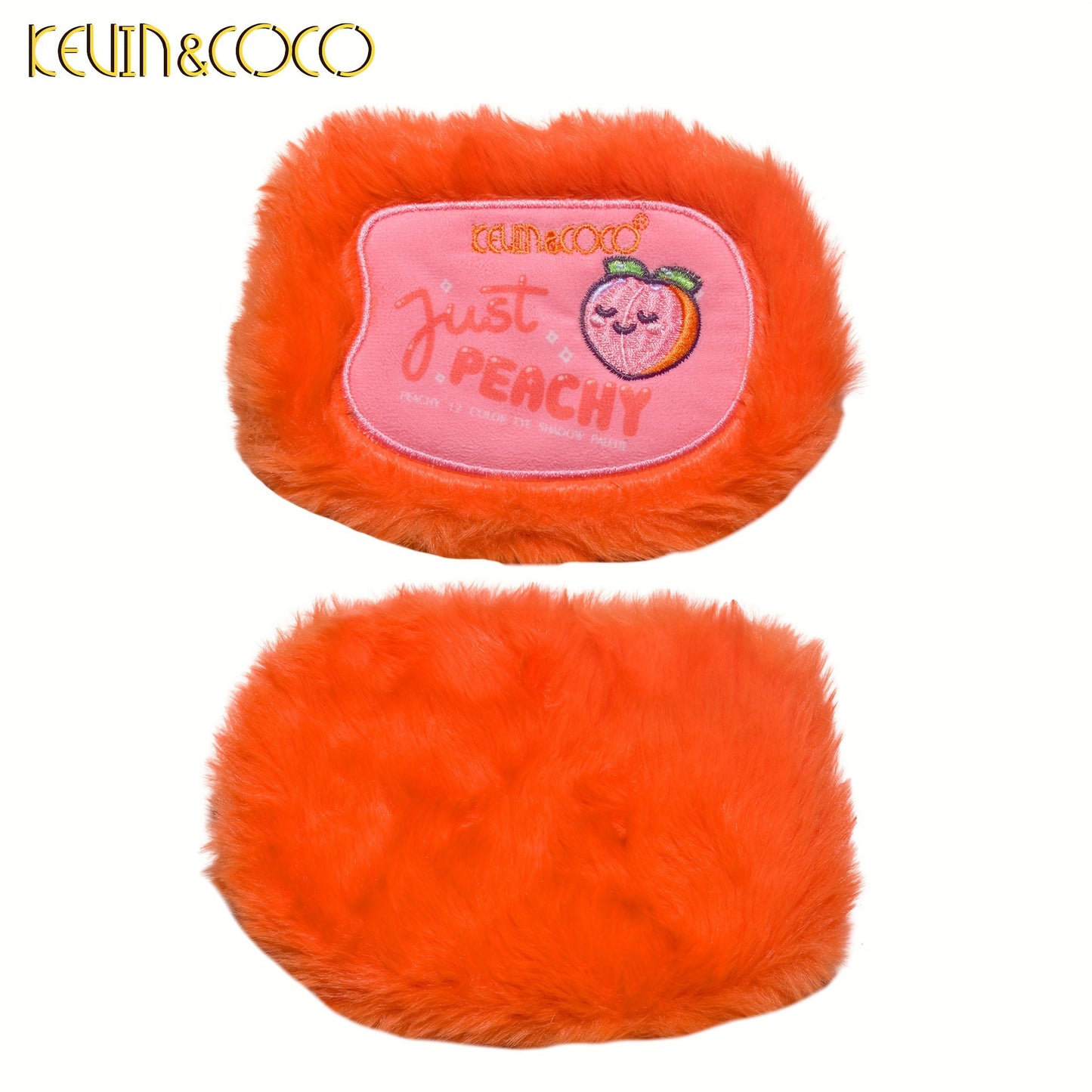 KEVIN & COCO 12-color water-tight peach eyeshadow, beaded matte, showing no flying powder