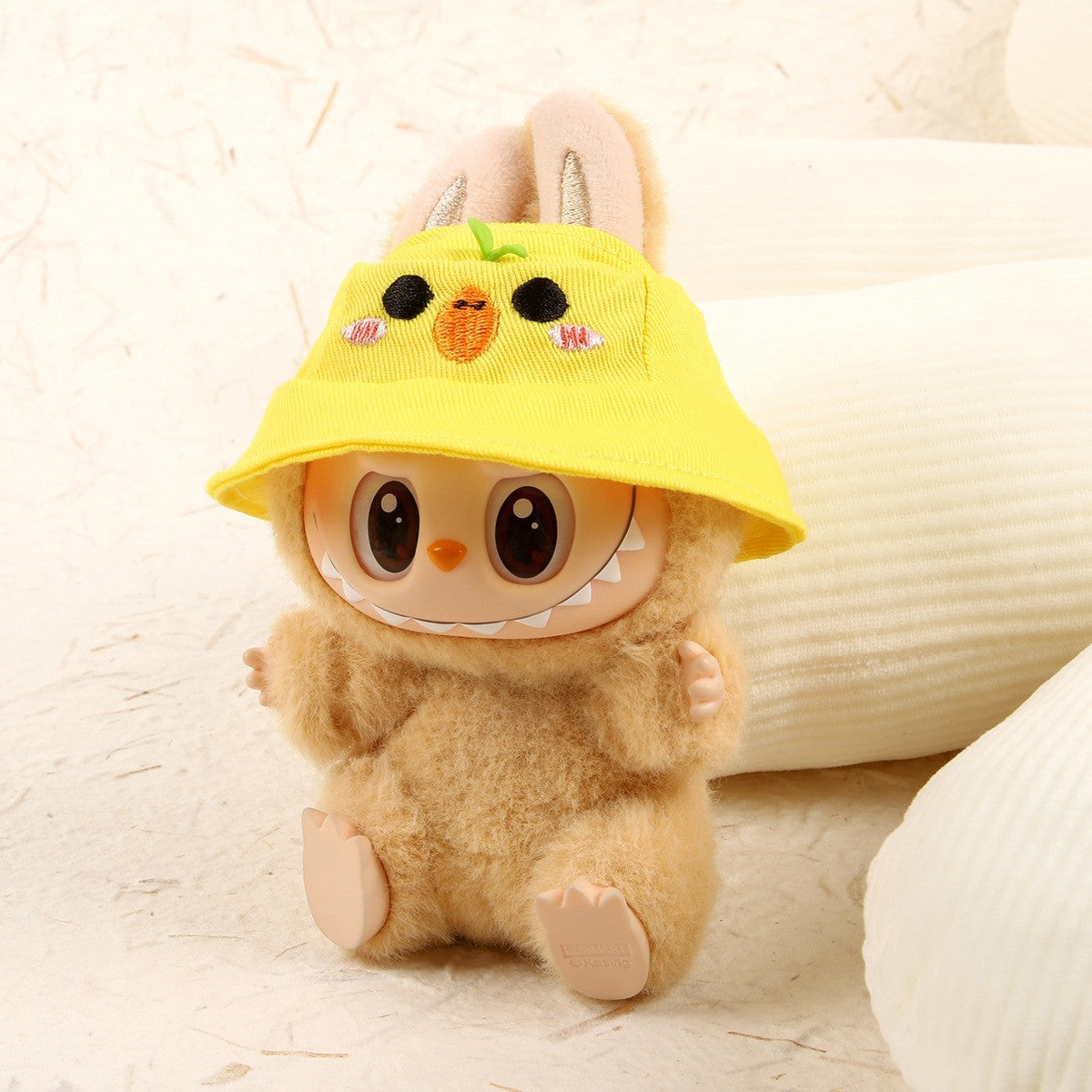 First and second generation keychain Labubu clothes pendant Labubu baby clothes cat puppy fish overalls set cute