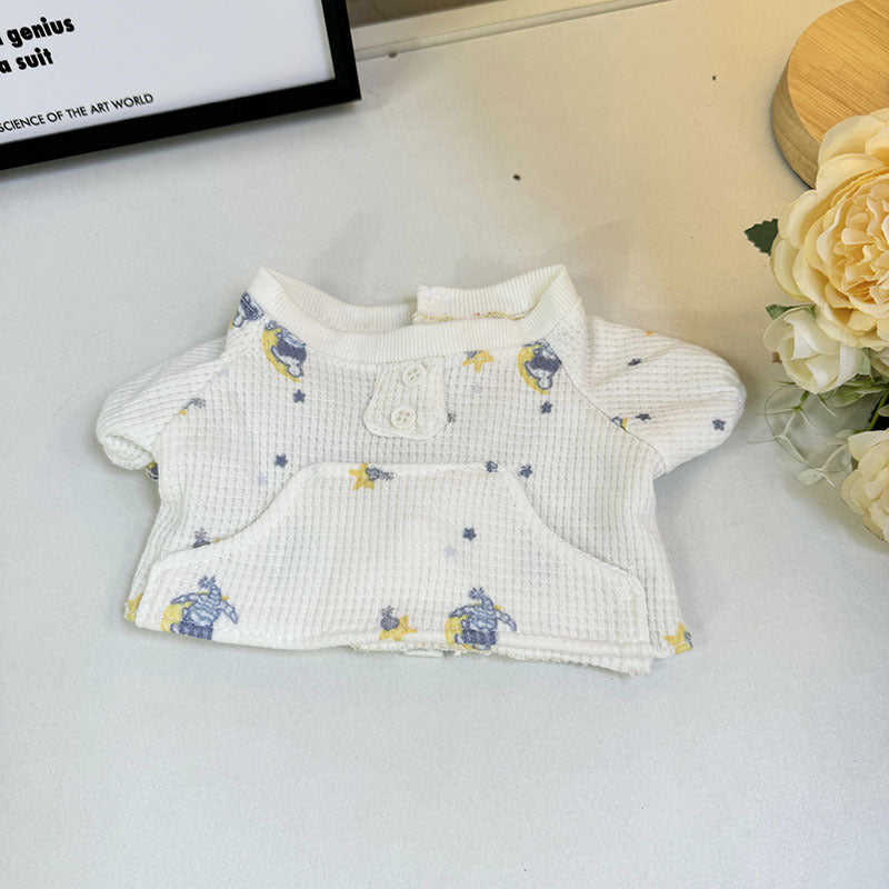 38Cm Labubu Plush Doll Dress For Labubu Doll Dress Waffle Sweater Set