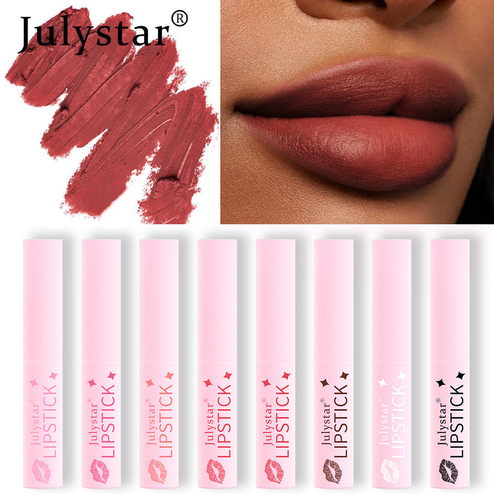 Halloween matte velvet lipstick cross-border beauty does not fade and does not stick to the cup, natural and long-lasting moisturizing black lipstick