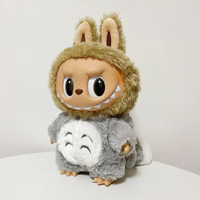 38Cm Labubu Time to Chill Doll Dinosaur Shark onesie