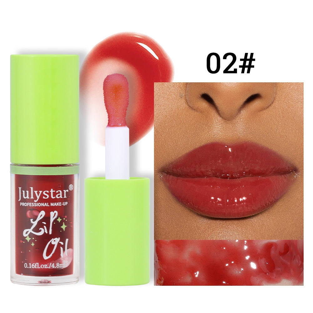 Beauty Lasting Moisturizing Transparent Water Light Lip Oil Moisturizing Dudu Lip Fruit Flavor Mirror Lip Gloss