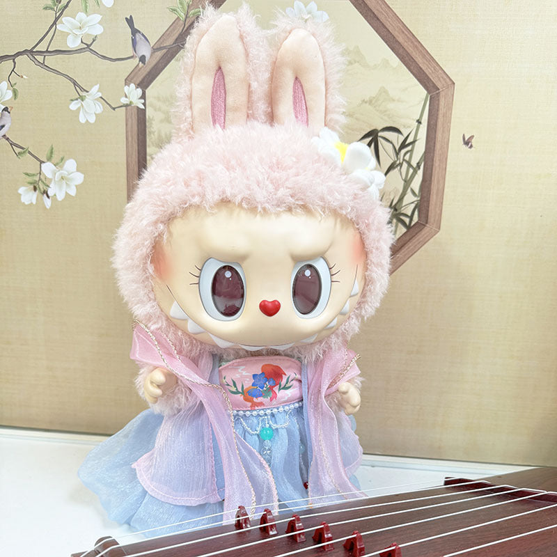 38Cm Labubu plush doll clothes for Labubu doll clothes MOKOKO sweetheart antique hanfu