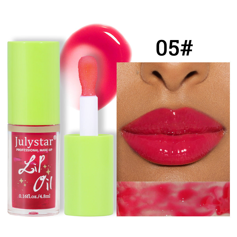 Beauty Lasting Moisturizing Transparent Water Light Lip Oil Moisturizing Dudu Lip Fruit Flavor Mirror Lip Gloss