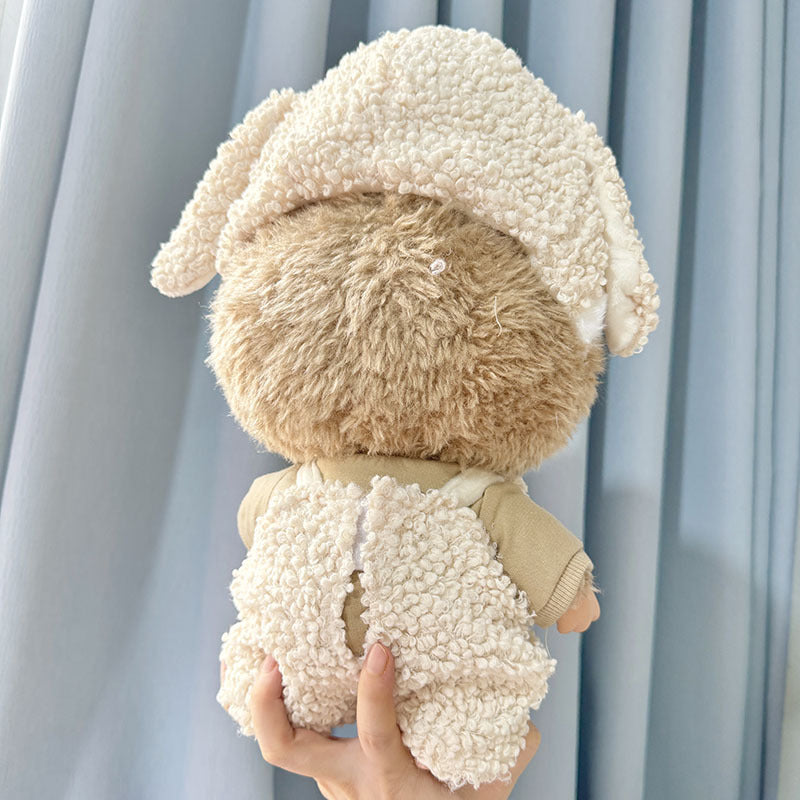 38Cm Labubu plush doll clothes for vinyl Labubu doll clothes Qian Duoduo suit is cute
