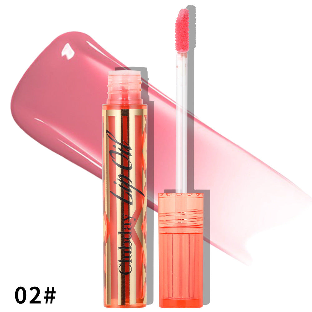 Clubday Beauty Natural Lasting Water Gloss Lip Glaze Hydrating Moisturizing Explosive Mirror Moisturizing Lip Gloss