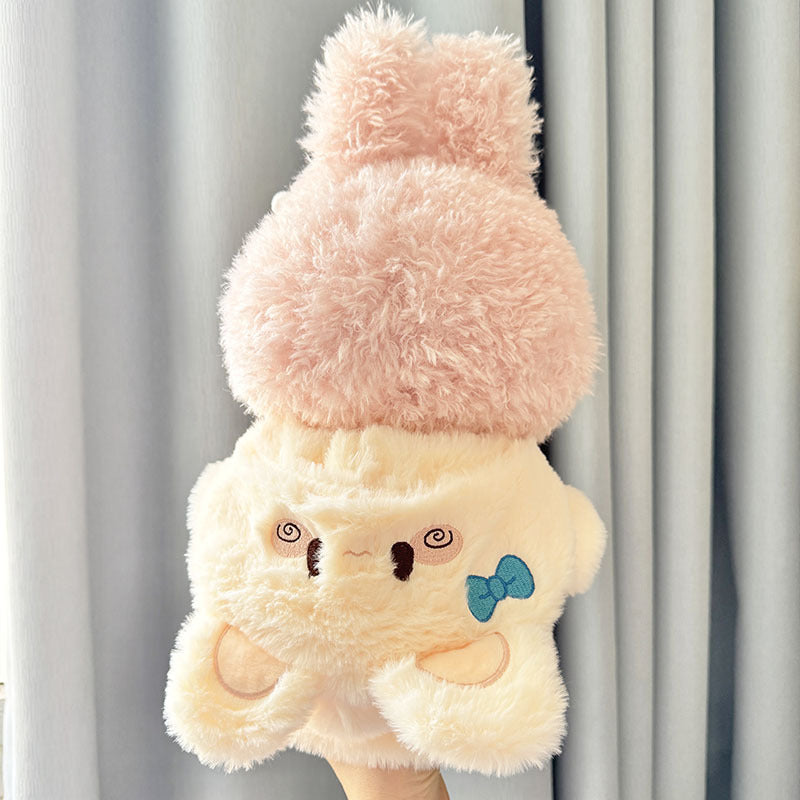 38Cm Labubu plush doll clothes for Labubu doll MOKOKO sweetheart circle rabbit coat cute