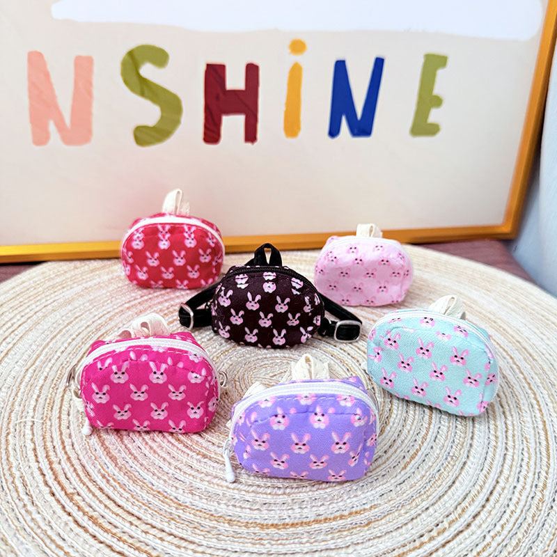 One, two and three generations of Rab cloth bag accessories 17cm blind box labubu pendant messenger bag kettle bag accessories