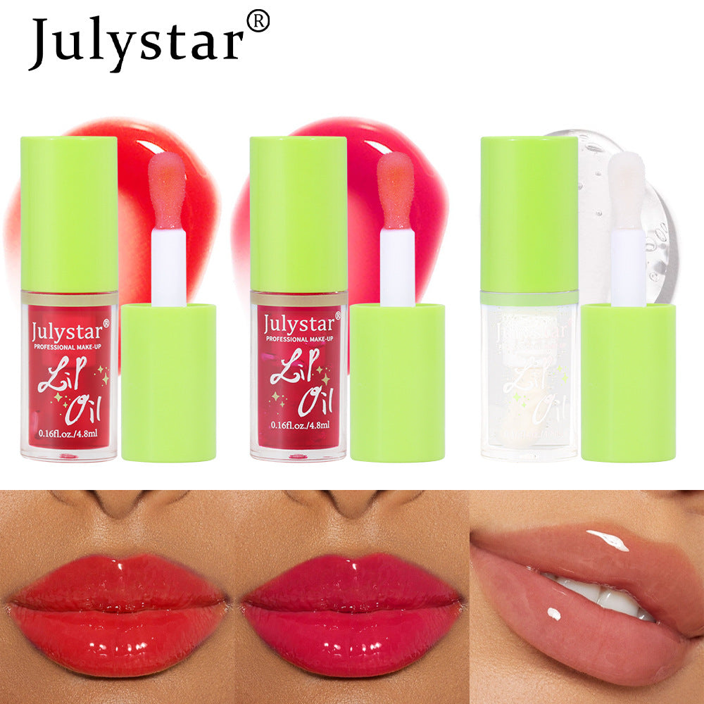 Beauty Lasting Moisturizing Transparent Water Light Lip Oil Moisturizing Dudu Lip Fruit Flavor Mirror Lip Gloss