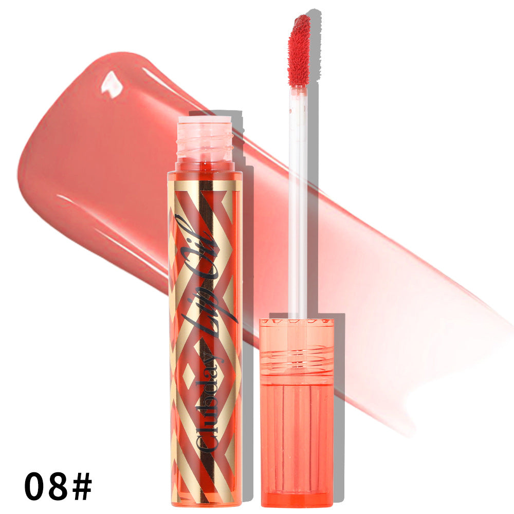 Clubday Beauty Natural Lasting Water Gloss Lip Glaze Hydrating Moisturizing Explosive Mirror Moisturizing Lip Gloss