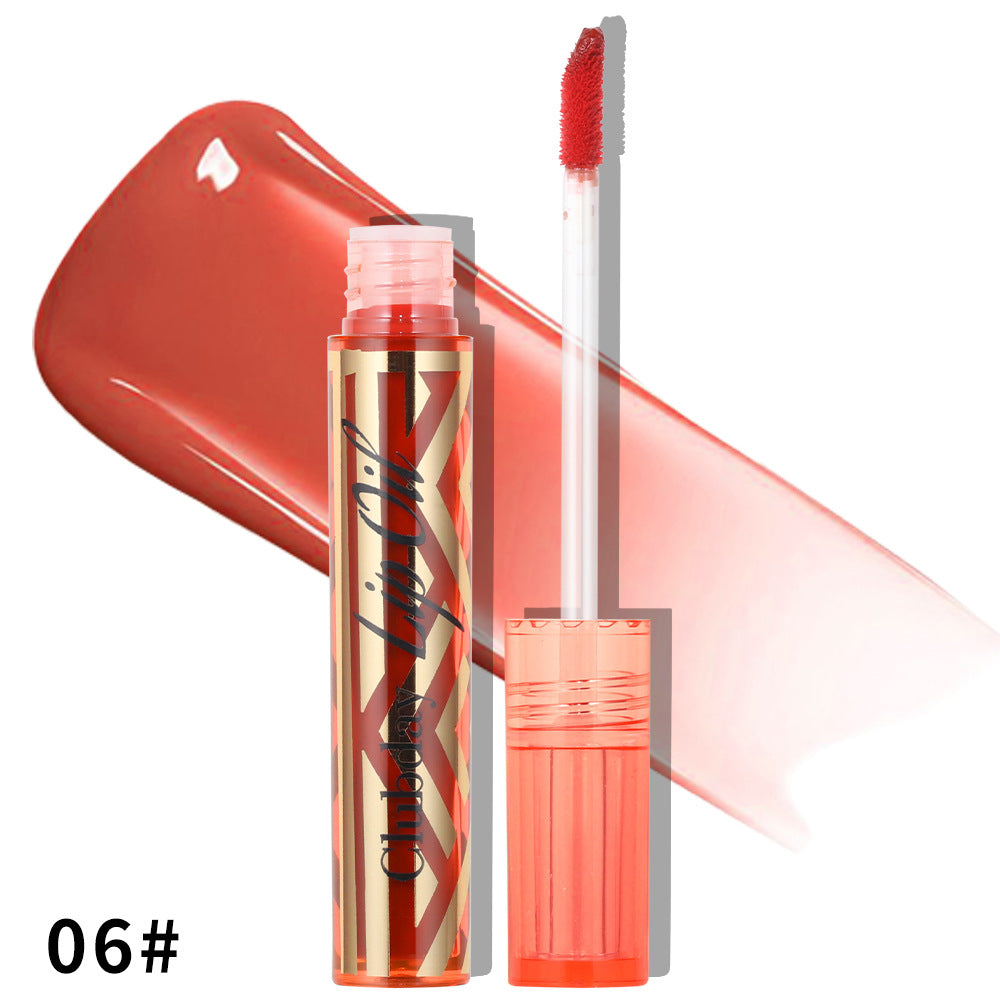 Clubday Beauty Natural Lasting Water Gloss Lip Glaze Hydrating Moisturizing Explosive Mirror Moisturizing Lip Gloss