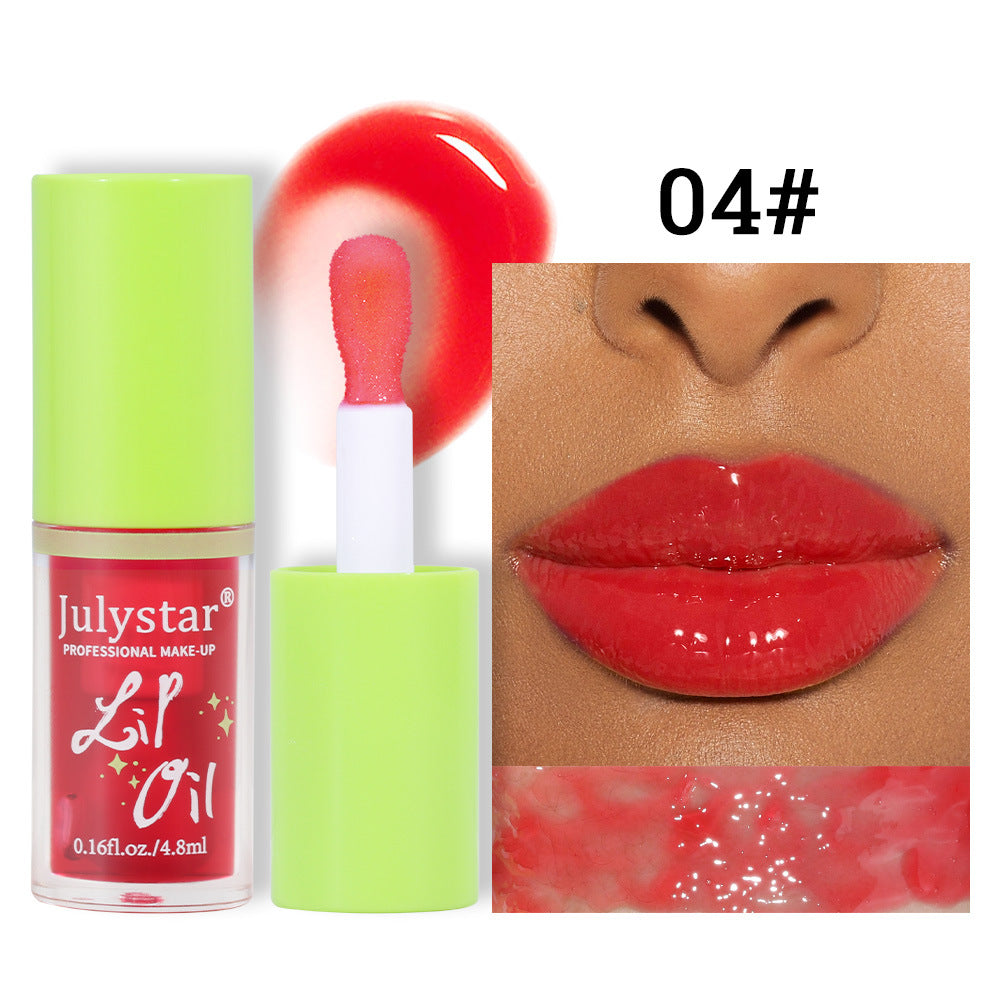 Beauty Lasting Moisturizing Transparent Water Light Lip Oil Moisturizing Dudu Lip Fruit Flavor Mirror Lip Gloss