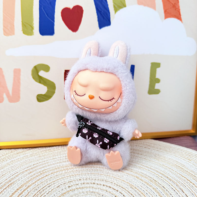 One, two and three generations of Rab cloth bag accessories 17cm blind box labubu pendant camera kettle bag accessories cute