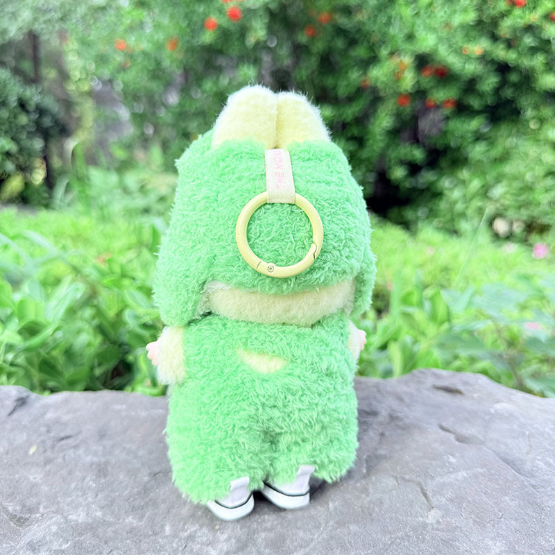 The first, second and third generation keychain Labubu clothes pendant Labubu baby clothes satchel small Lei Feng suit is cute and cute